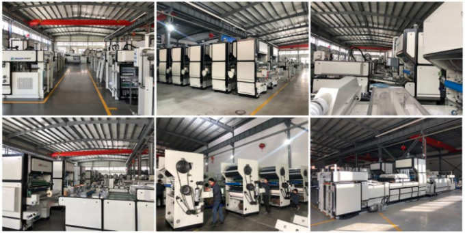 PRY-ER रोल टू रोल पूर्ण स्वचालित वर्टिकल फिल्म लैमिनेटिंग मशीन 23