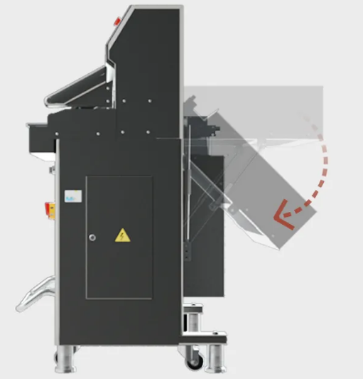 H5010L हाइड्रोलिक वेरिएबल फ्रीक्वेंसी माइक्रो कंप्यूटर प्रोग्राम कंट्रोल पेपर कटर मशीन 9