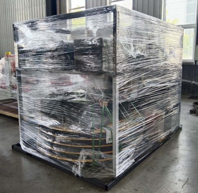 BL1650P इलेक्ट्रिक स्वचालित पैलेट स्ट्रेच फिल्म रैपिंग मशीन खाद्य पेय वस्त्र वस्तु रसायन परिधान के लिए 18