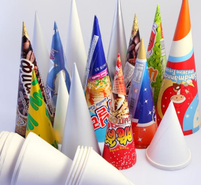 PRY-220/300 हाई स्पीड आइस क्रीम कोन टाइप पेपर कप स्लीव बनाने की मशीन 2