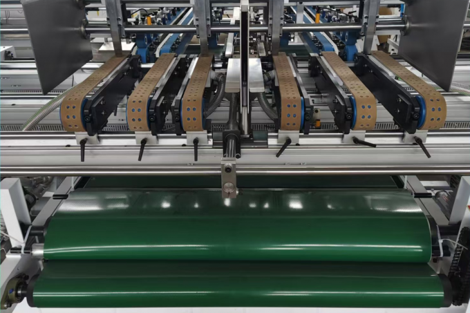 PRY-2900H डबल शीट्स कार्टन बॉक्स फोल्डर ग्लूअर मशीन 2