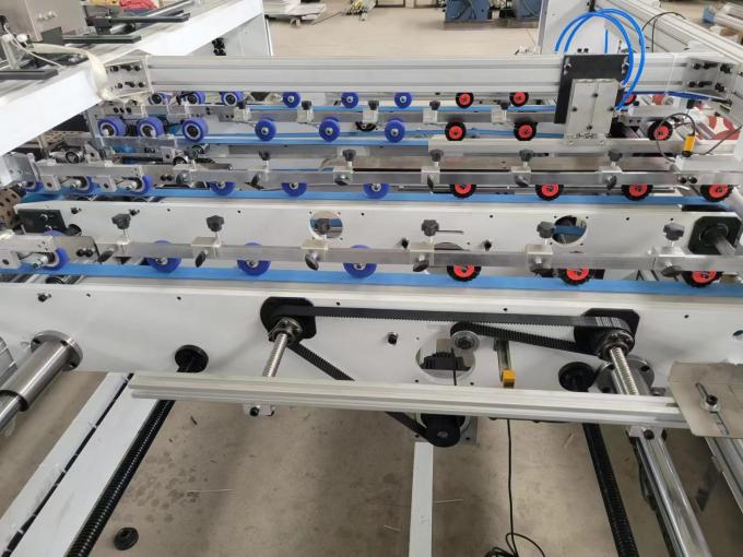 PRY-2900H डबल शीट्स कार्टन बॉक्स फोल्डर ग्लूअर मशीन 5
