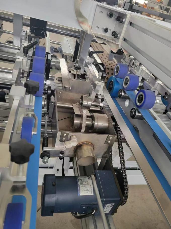 PRY-2900H डबल शीट्स कार्टन बॉक्स फोल्डर ग्लूअर मशीन 8