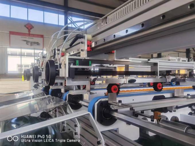 PRY-2900H डबल शीट्स कार्टन बॉक्स फोल्डर ग्लूअर मशीन 9