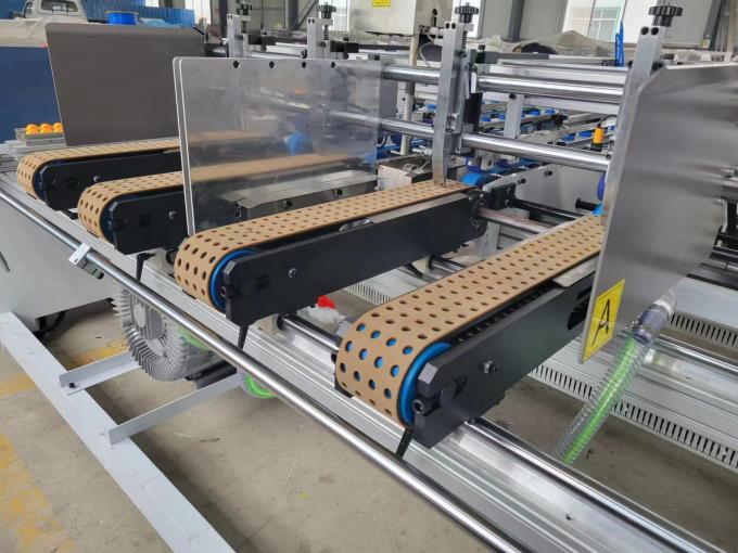 PRY-2900H डबल शीट्स कार्टन बॉक्स फोल्डर ग्लूअर मशीन 10