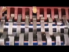 डबल शाफ्ट क्रशिंग बुक्स थिक वेस्ट पेपर श्रेडर मशीन