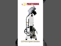 QC54222 अर्ध-स्वचालित जूता बटनहोल Eyeleting प्रेस पंचिंग बनाने की मशीन